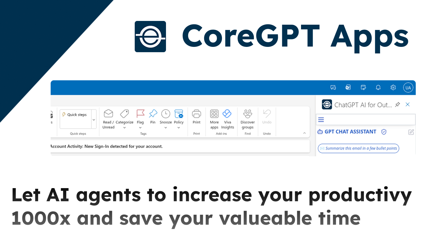 CoreGPT Apps screenshot