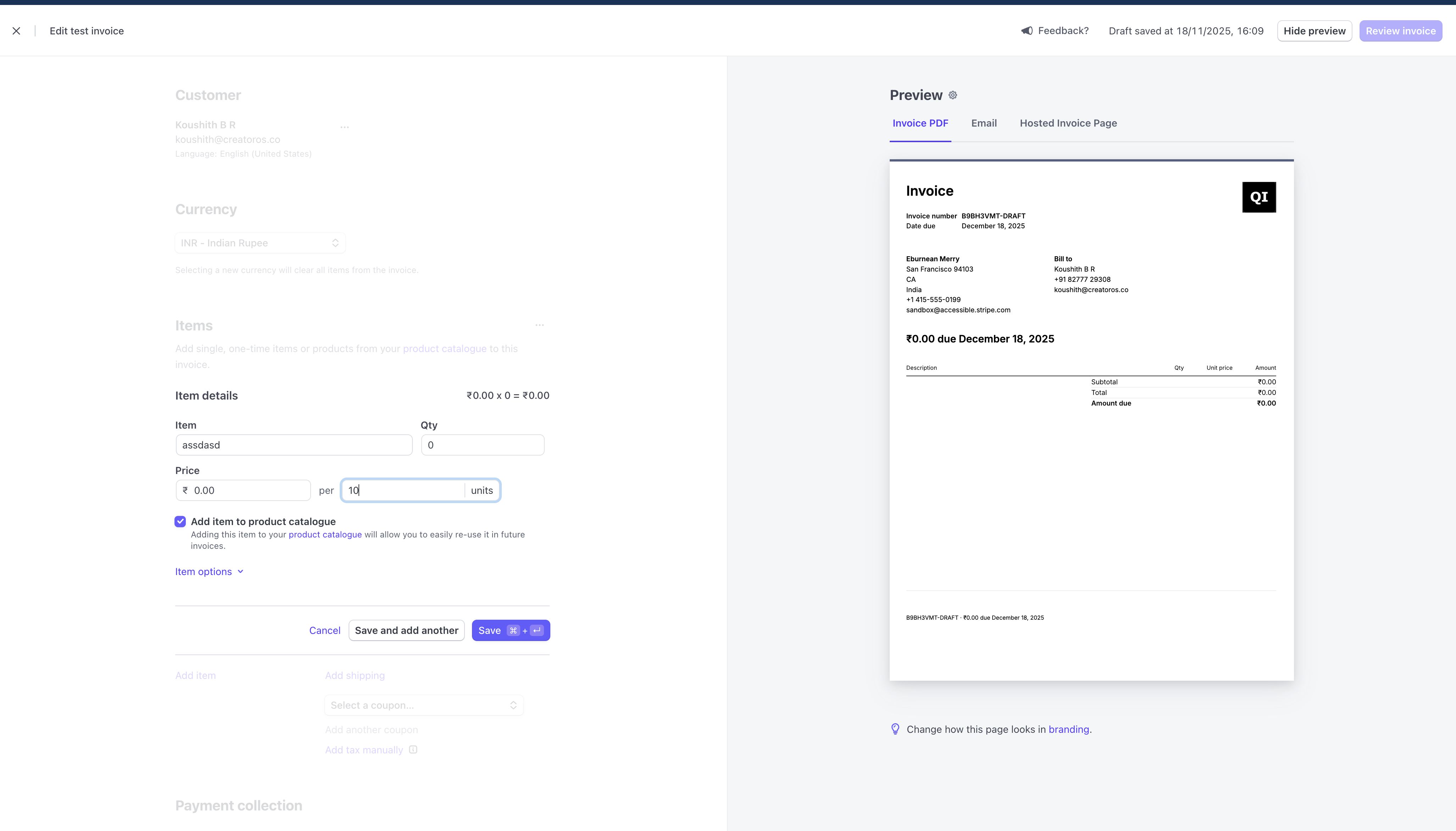definvoice screenshot