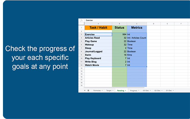 GoalsTracker screenshot