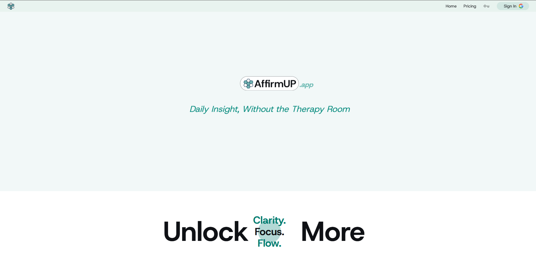 affirmup screenshot