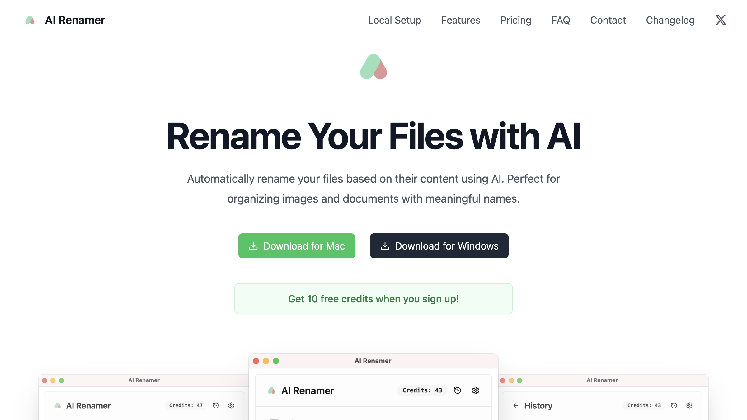 AI Renamer screenshot