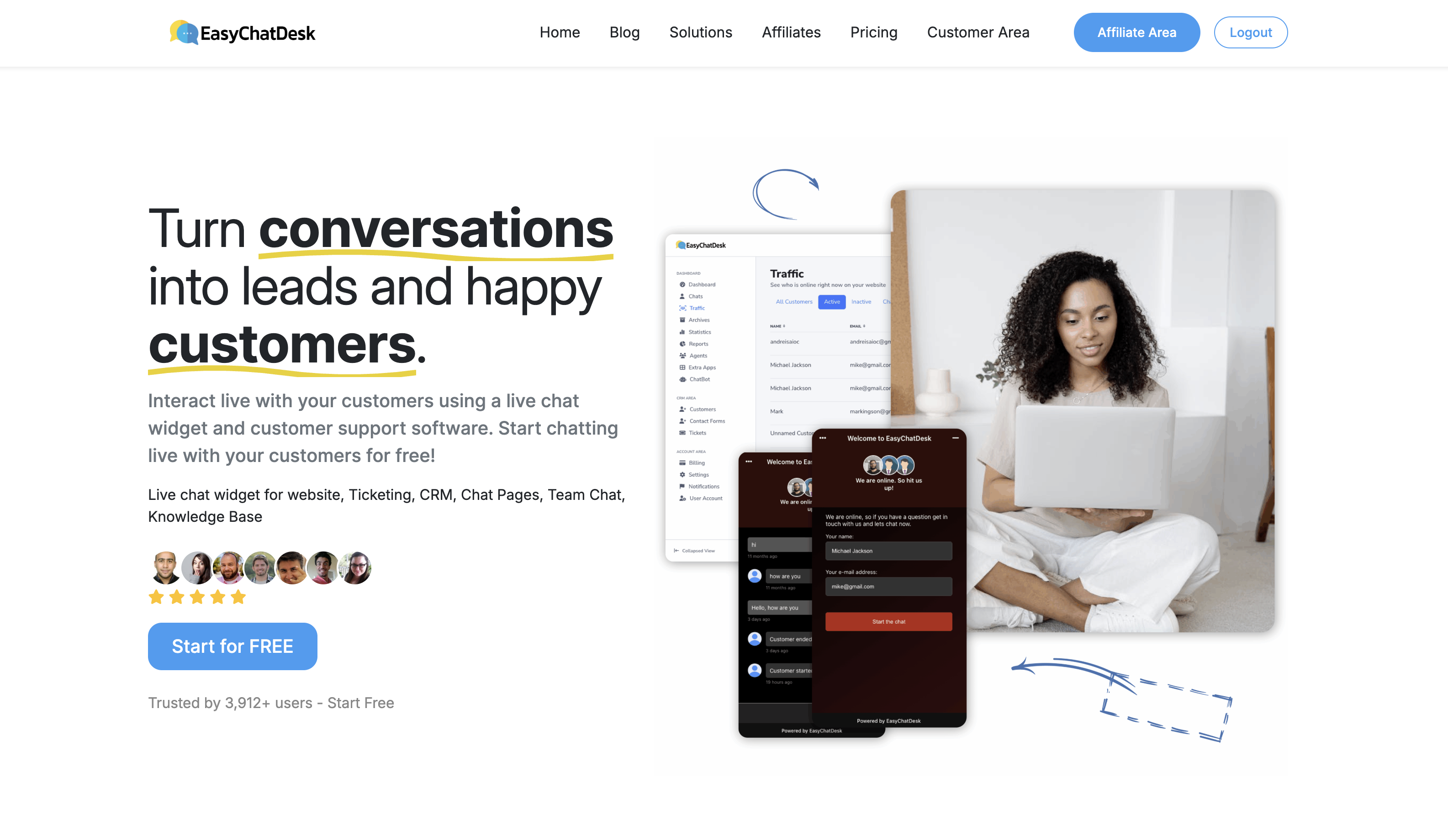 EasyChatDesk screenshot