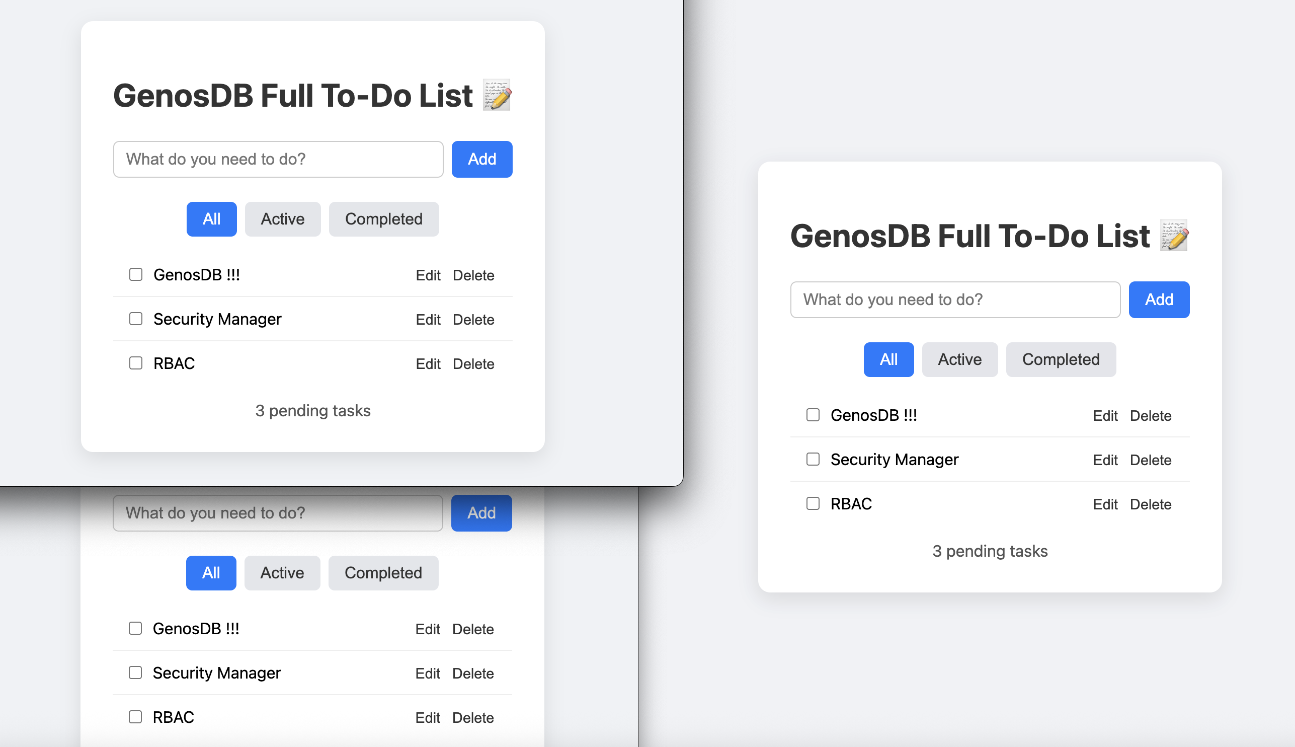 GenosDB screenshot