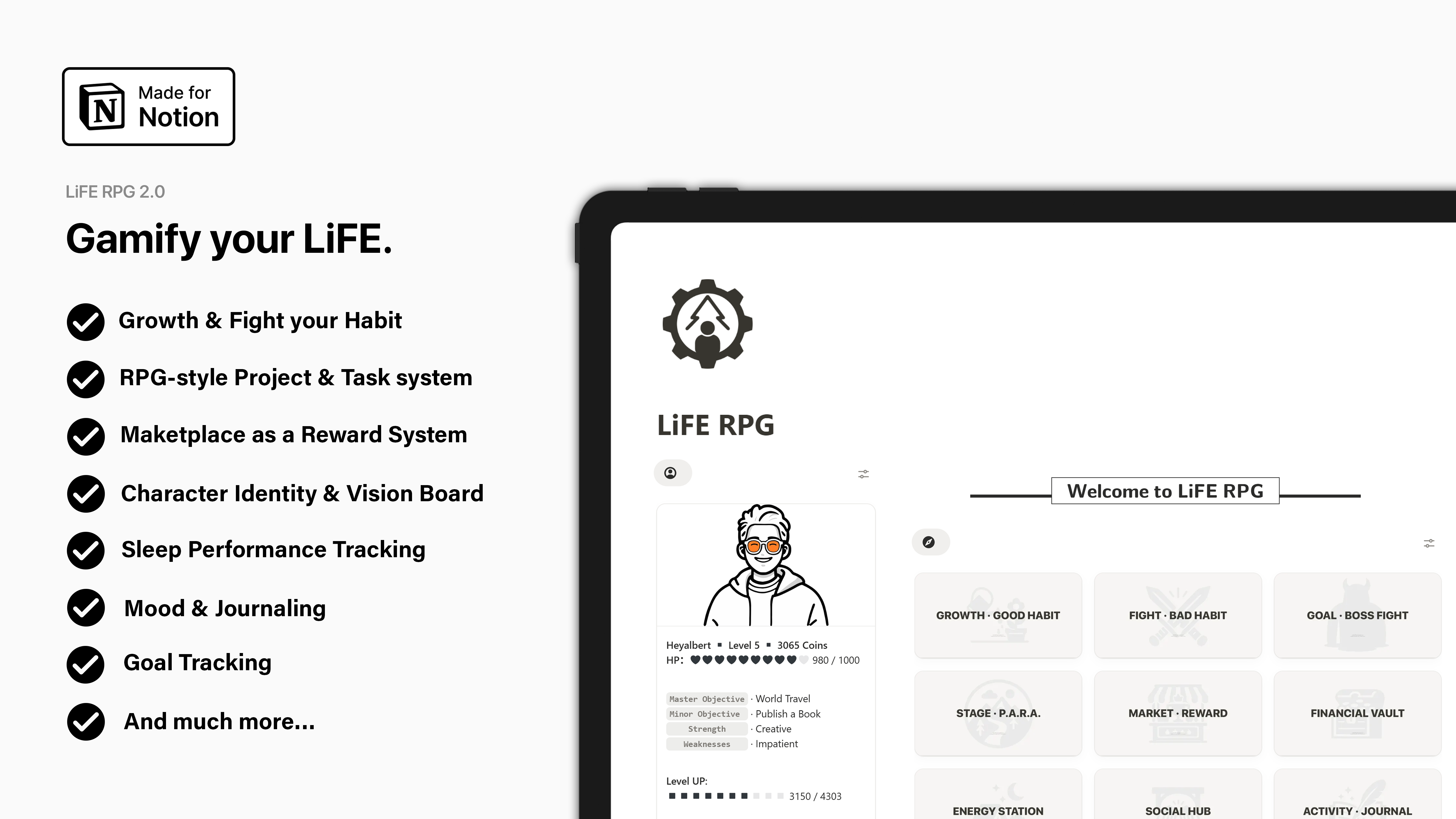 LiFE RPG screenshot