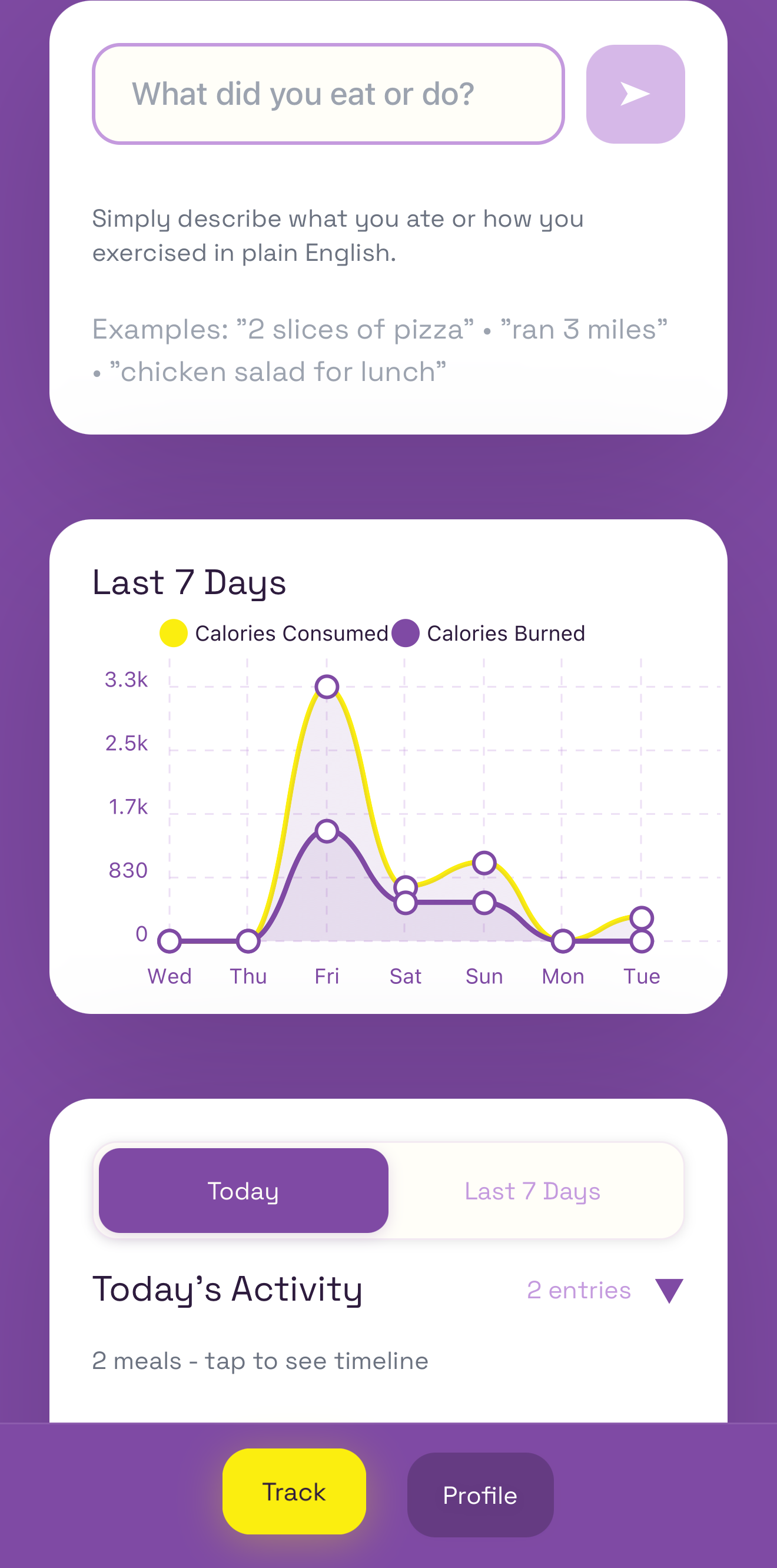 Food & Fit screenshot