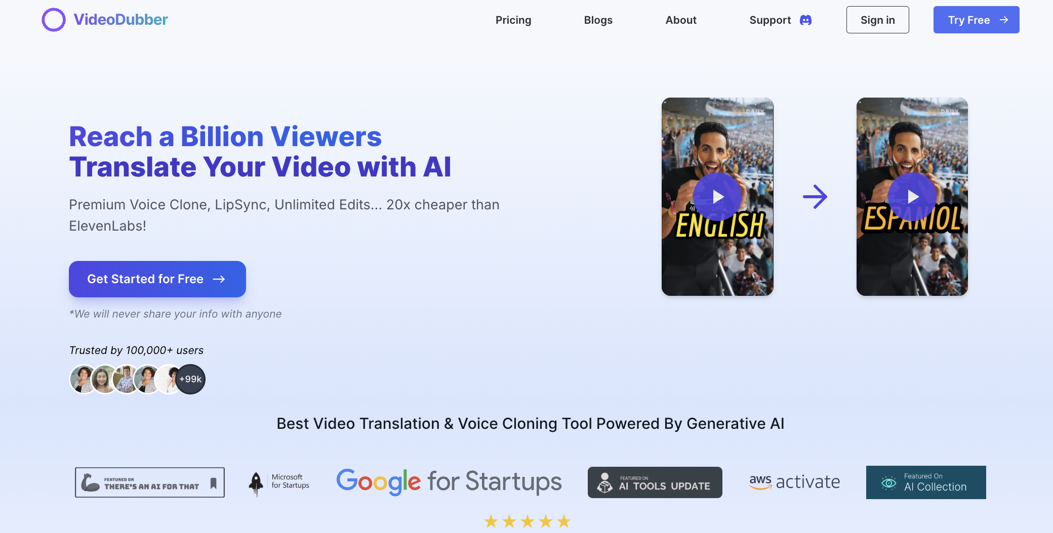 VideoDubber AI screenshot