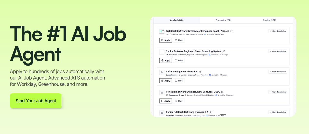 AutoApplier screenshot