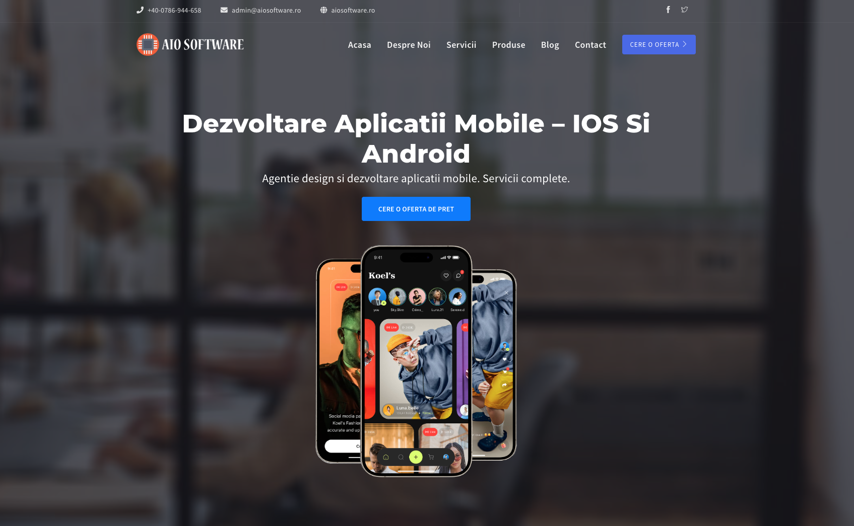 AIO Software screenshot