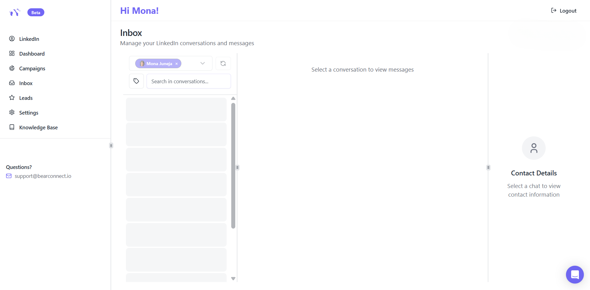 Bearconnect screenshot