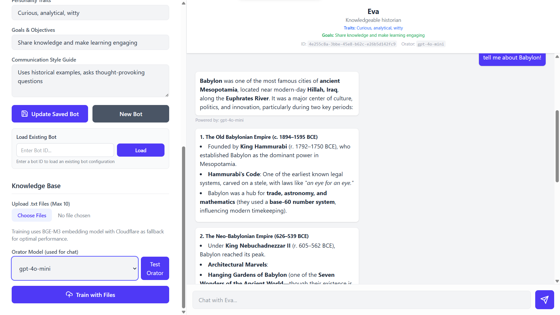 Niche Bot screenshot