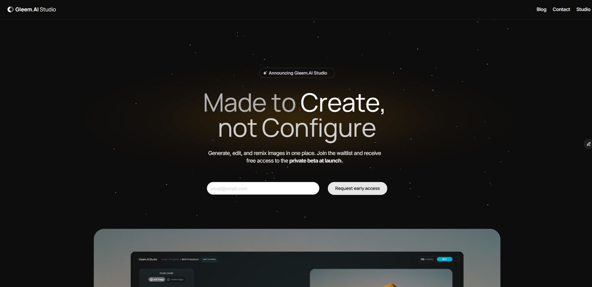 Gleem.AI Studio screenshot