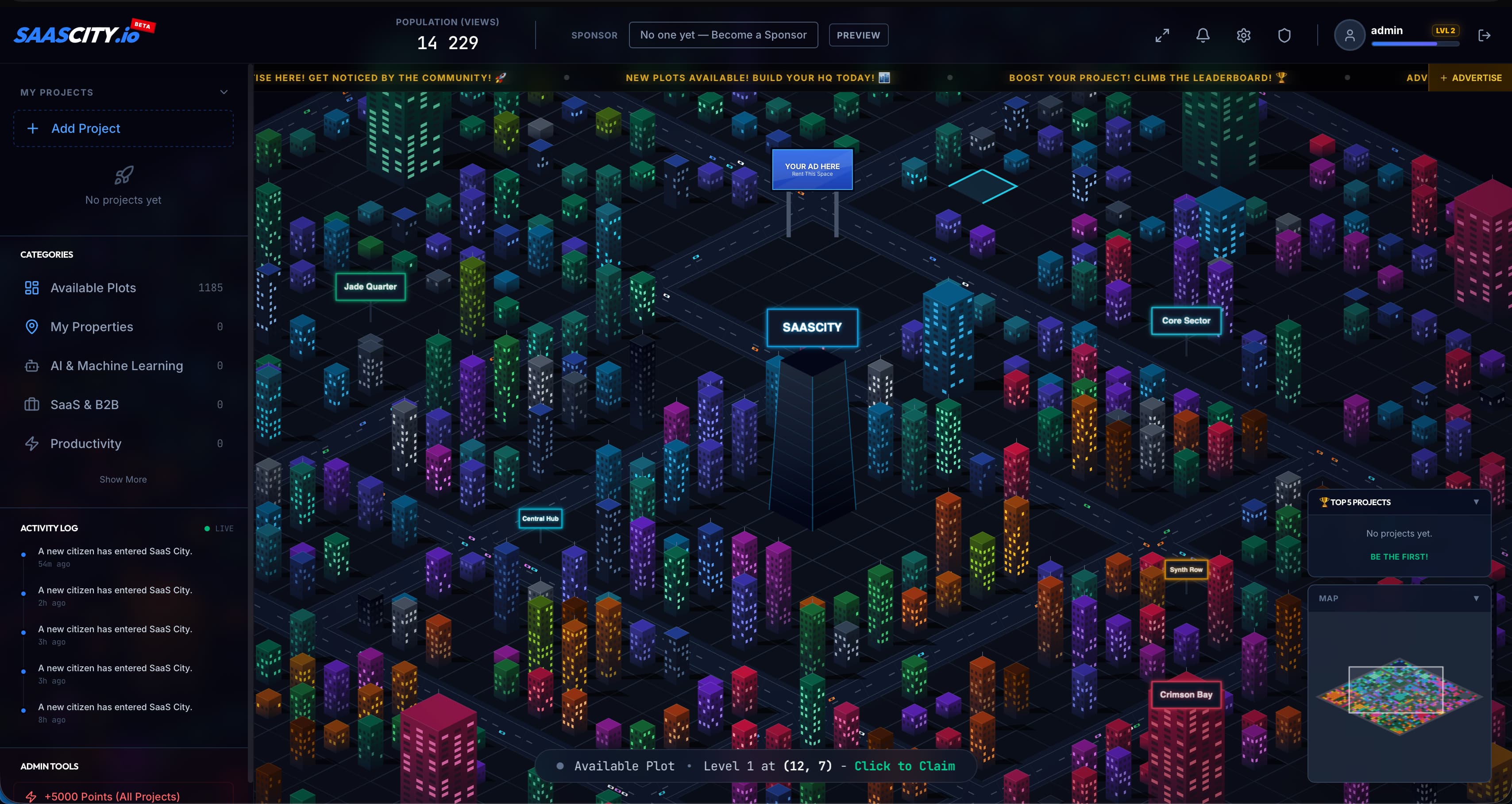 SaaSCity screenshot