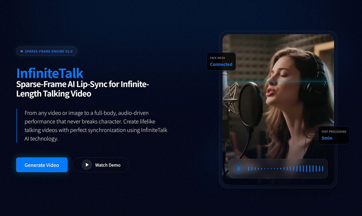 InfiniteTalk screenshot