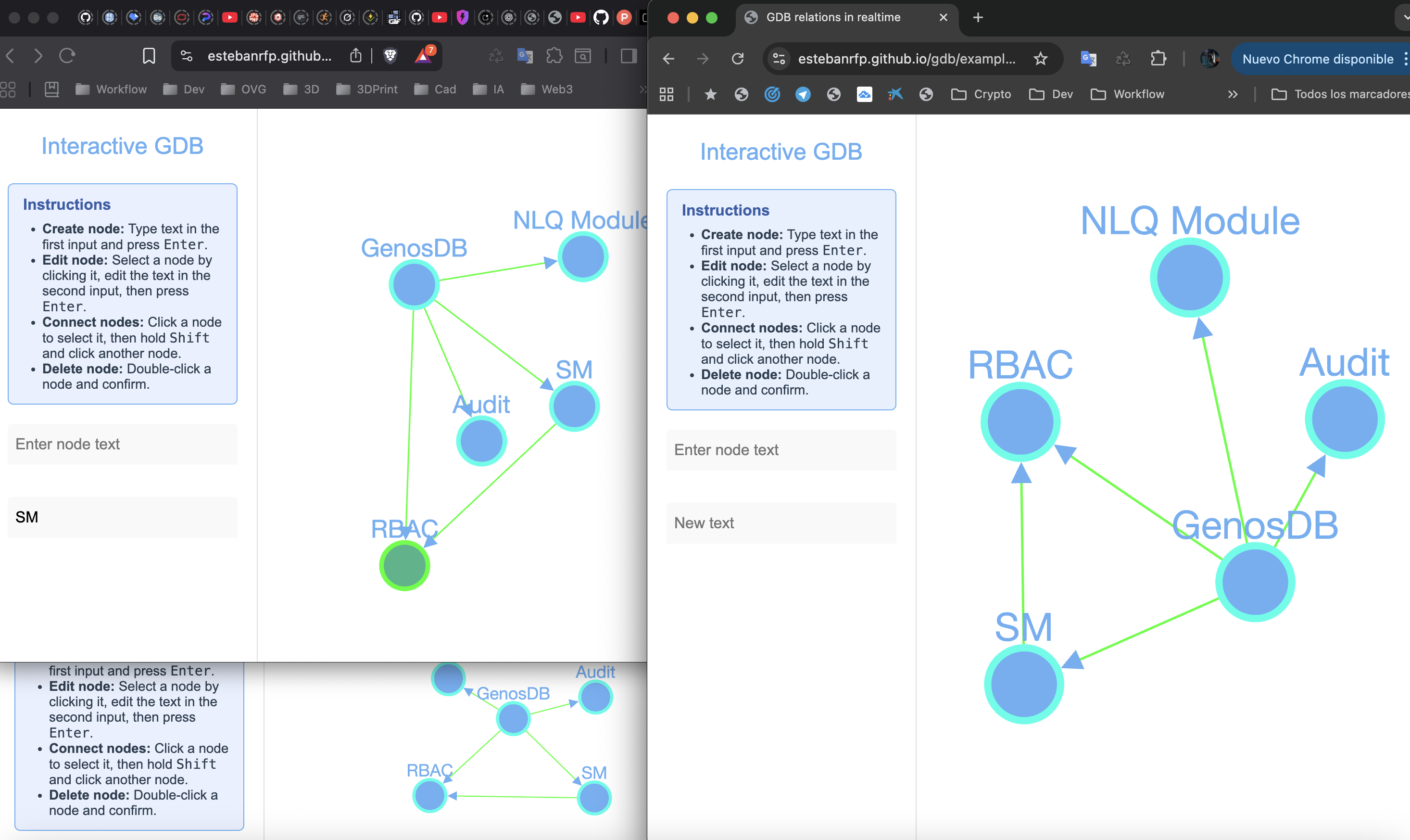 GenosDB screenshot