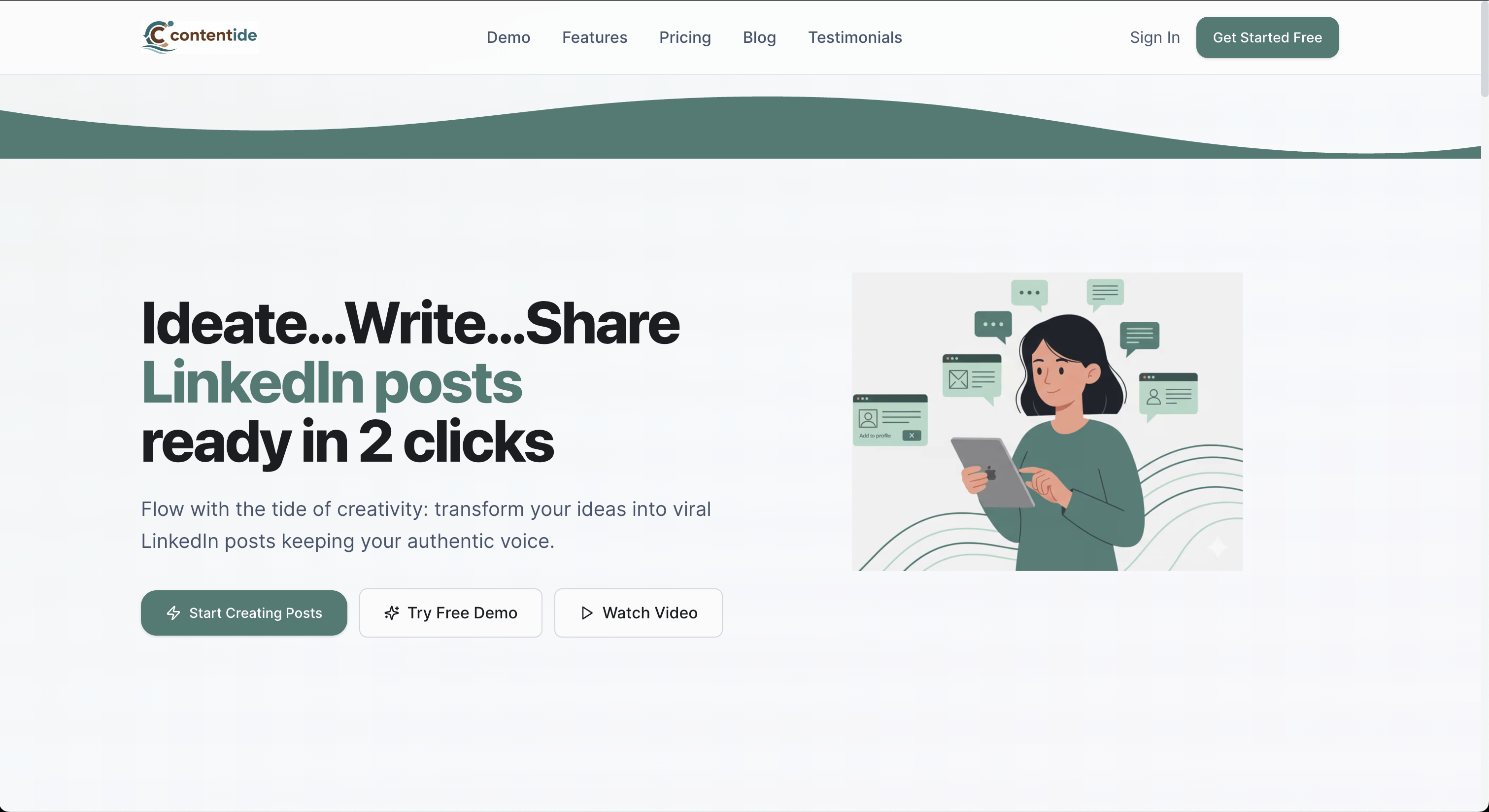 Contentide screenshot
