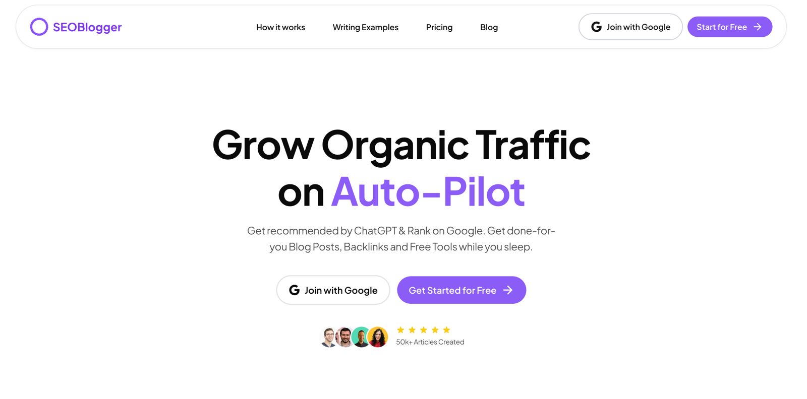 SEOBlogger screenshot