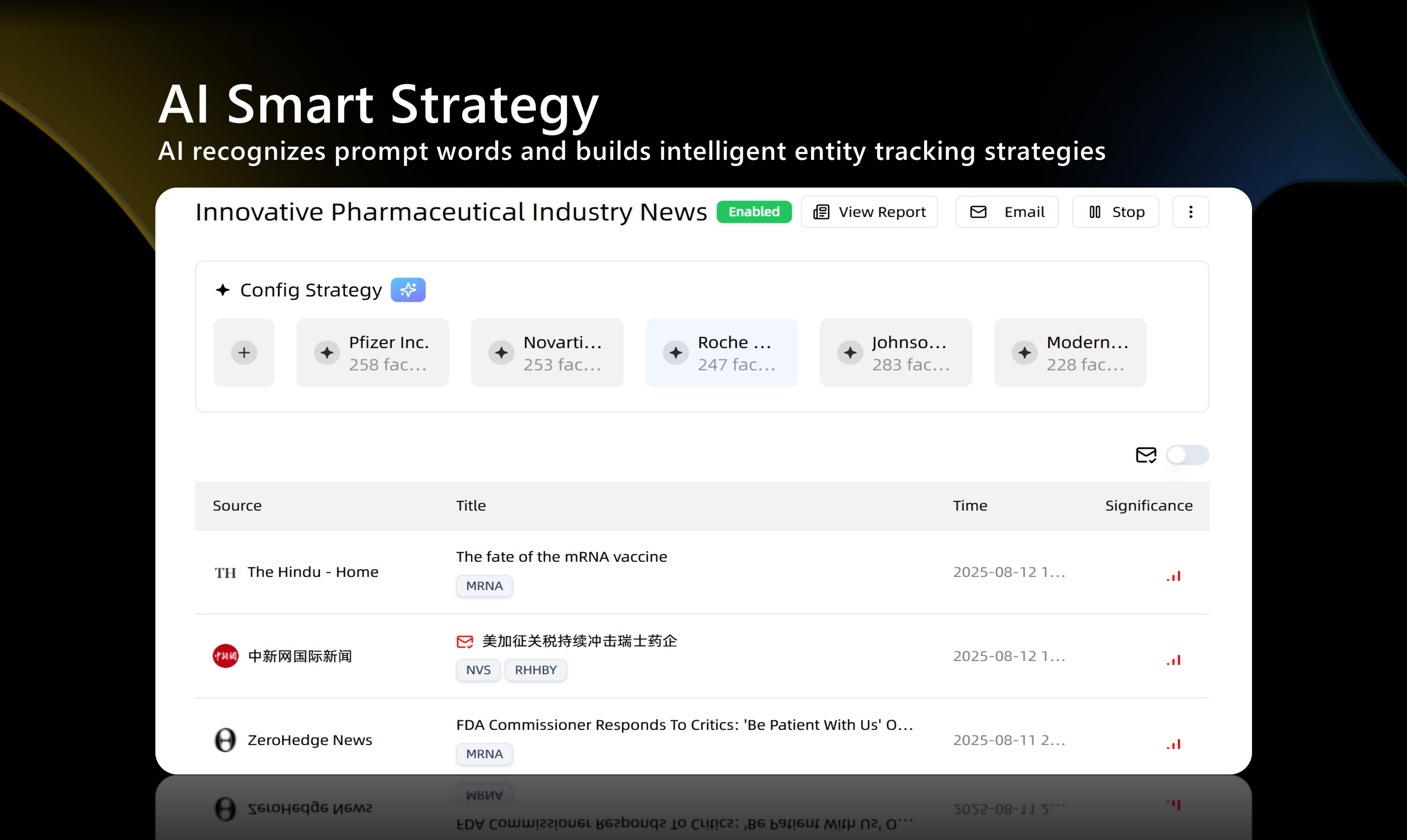 Deeptracker screenshot