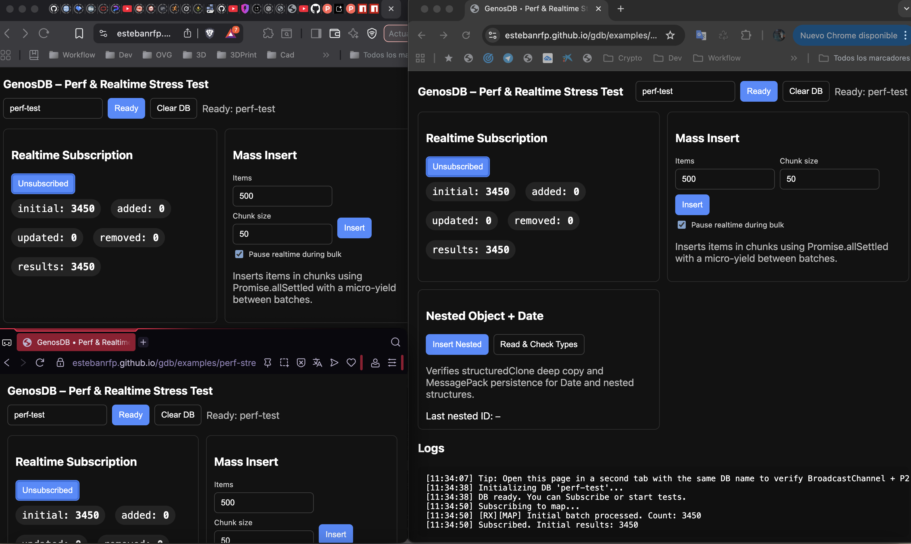 GenosDB screenshot