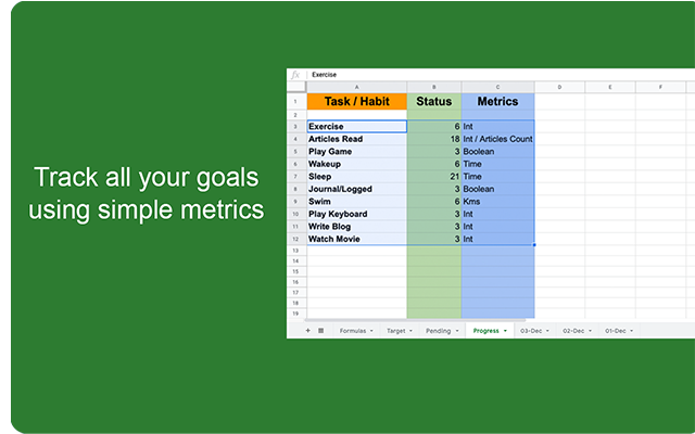 GoalsTracker screenshot